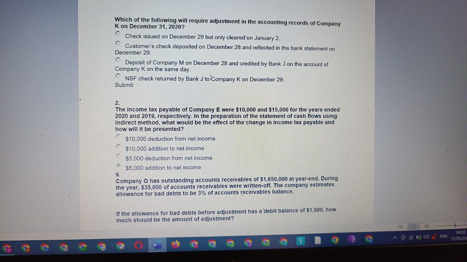 the first set of questions to guide and make the question complete.