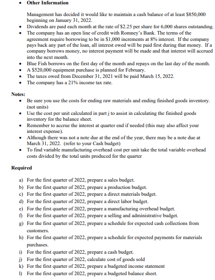 quarter of 2022, calculate the cost of goods sold. Thank you! I