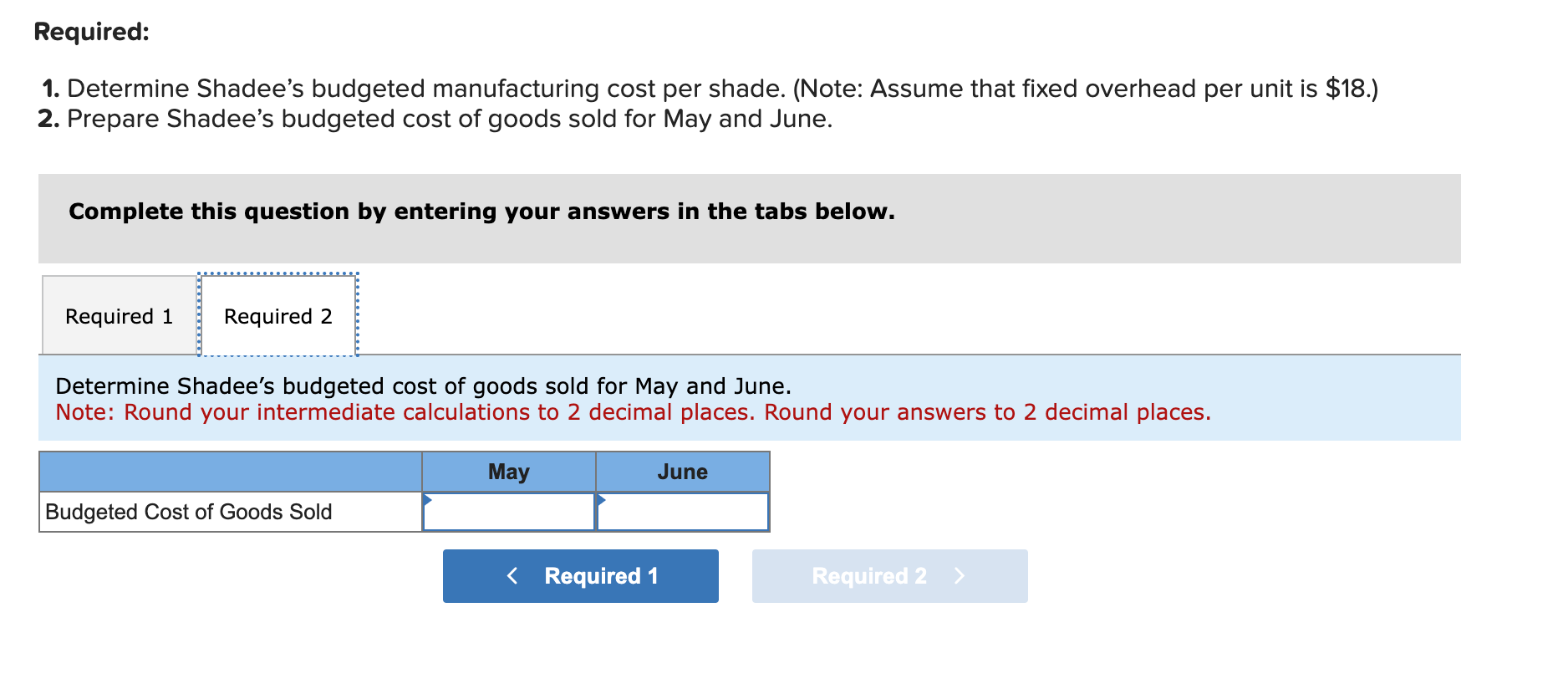 shades in May and 360 in June. Each shade sells for \$145.