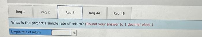of the last three years. Casey is considering a capital budgeting project