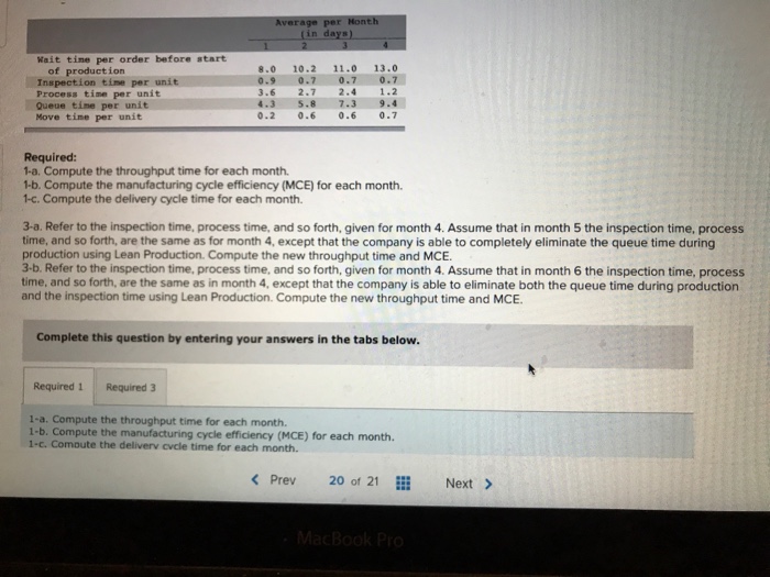 Performance Measures [LO11-3] Tombro Industries is in the process of automating one