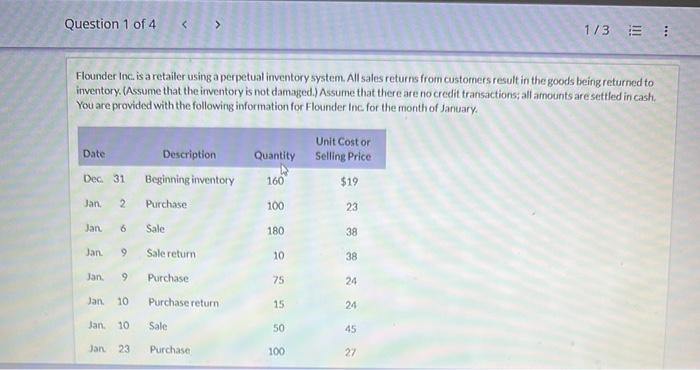 i need help in part b using average method to calculate cost