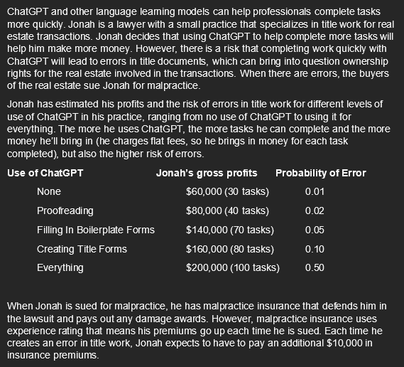 A-C Please A.) Based on the table above: What level of ChatGPT
