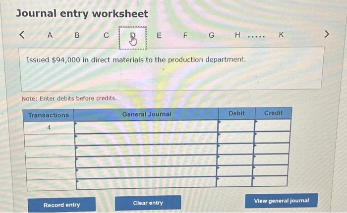 other miscellaneous items for the manufacturing shop. 3. Issued $7,300 of supplies