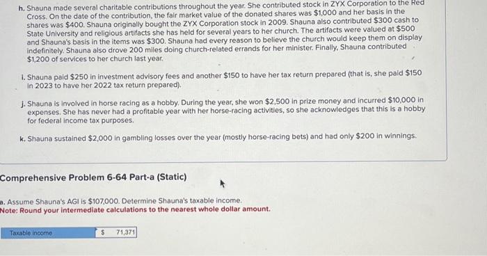 6-1, LO 6-2, LO 6-3) (Static) [The following information applies to the