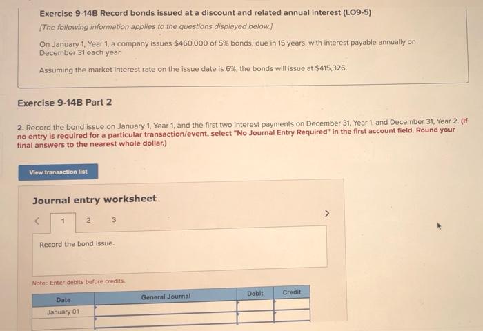 related annual interest (LO9-5) [The following information applies to the questions displayed