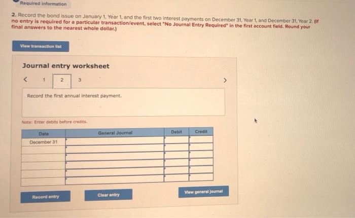 below) On January 1, Year 1, a company issues $460,000 of 5%