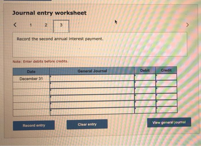 bonds, due in 15 years, with interest payable annually on December 31