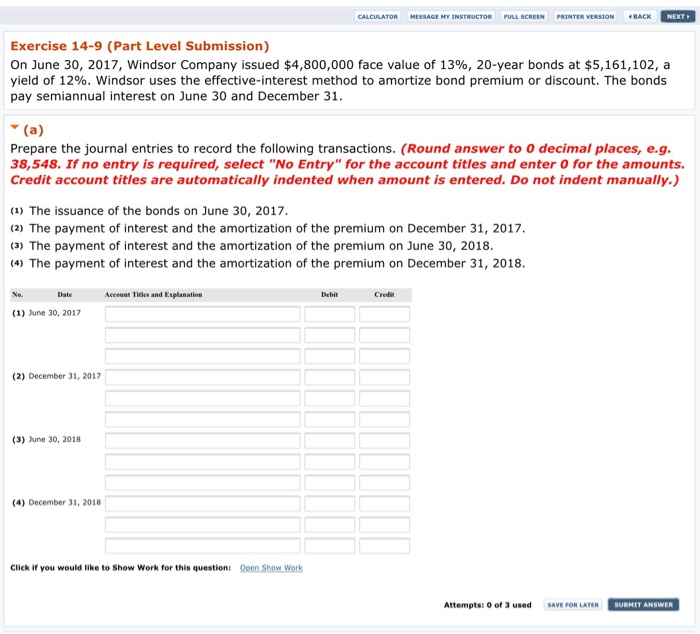  CALCULATOR MESSAGE HY INSTRUCTOR FULL SCREEN PRINTER VERSION BACK NEXT Exercise