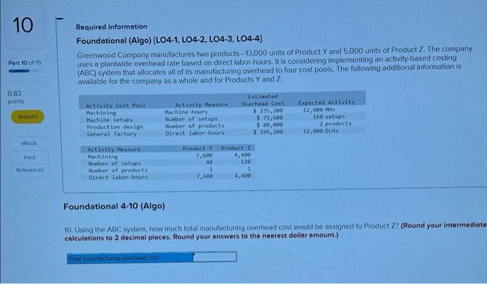 products -13,000 units of Product Y and 5,000 units of Product Z.
