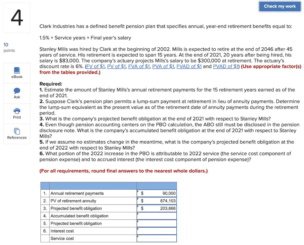Can you help with 4-6. Please include formulas. Thank you! Check my