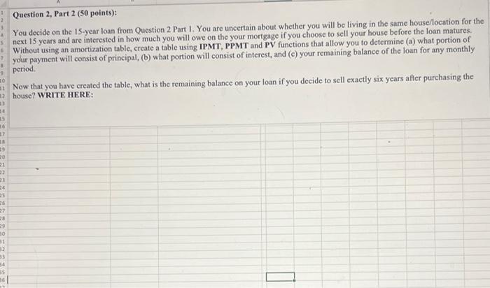 Question 2, Part 2 (50 points): You decide on the -year from