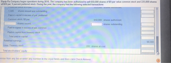 sell 650,000 shares of $9 par value common stock and 225,000 shares