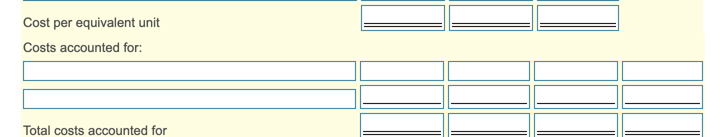 November (manufacturing wages, $8,120; manufacturing overhead allocated, $45,460) 18,025 13,010 53,580 Units