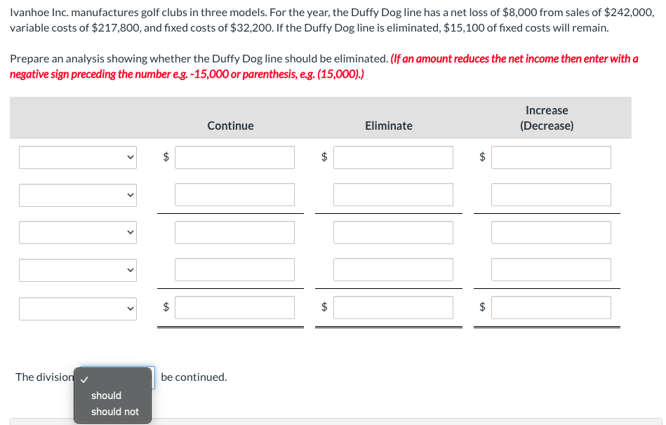 Because it has unused capacity, Sheffield is considering finishing the bookcases and