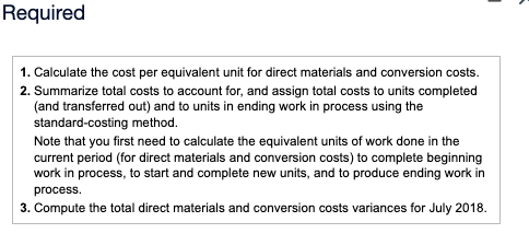 cancer treatment drug in a single processing department. Direct materials are added