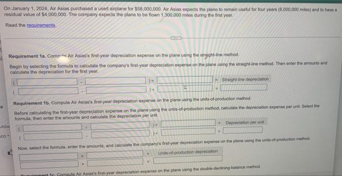 value at the end of the first year for all three methods.
