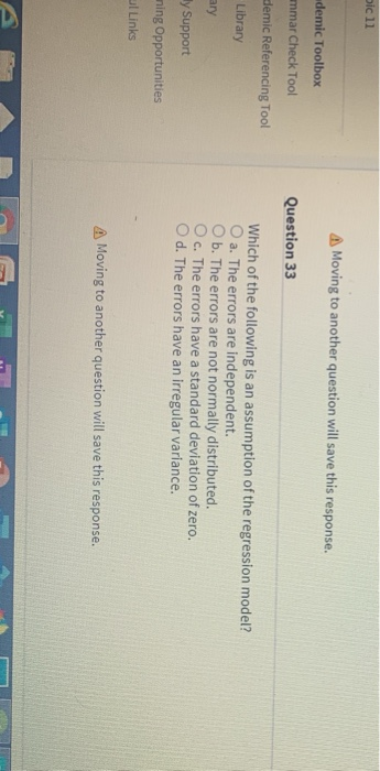  Dic 11 A Moving to another question will save this response.