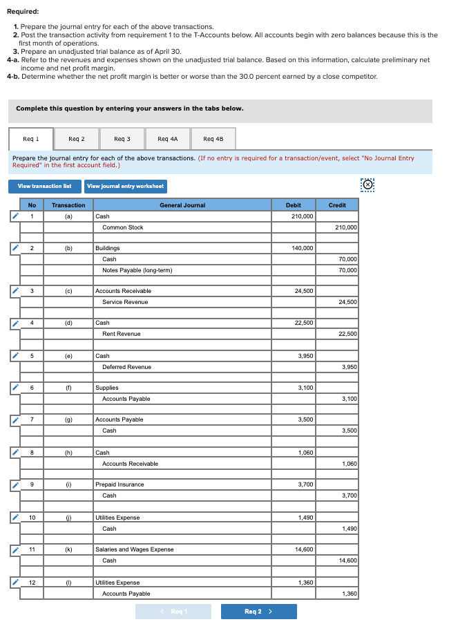 is complete and correct and for requirement 3 please help me understand