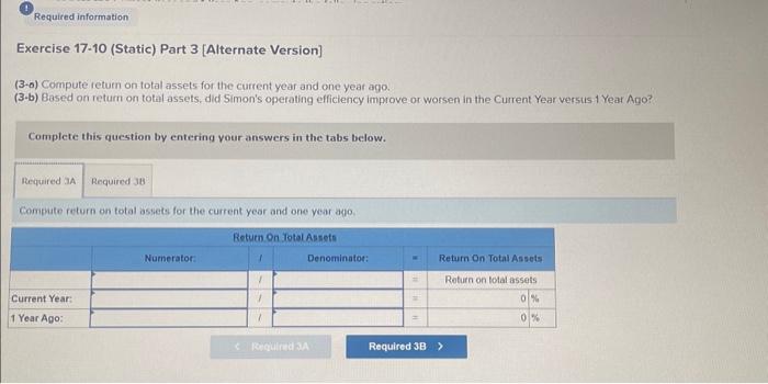 the current year and one year ago. (1-b) Did profit margin improve
