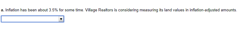  a. Inflation has been about 3.5% for some time. Village Realtors
