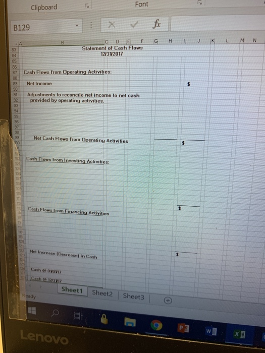 G H The Blue Rascal Corporation Income Statement 12/31/2017 2017 7 Sales