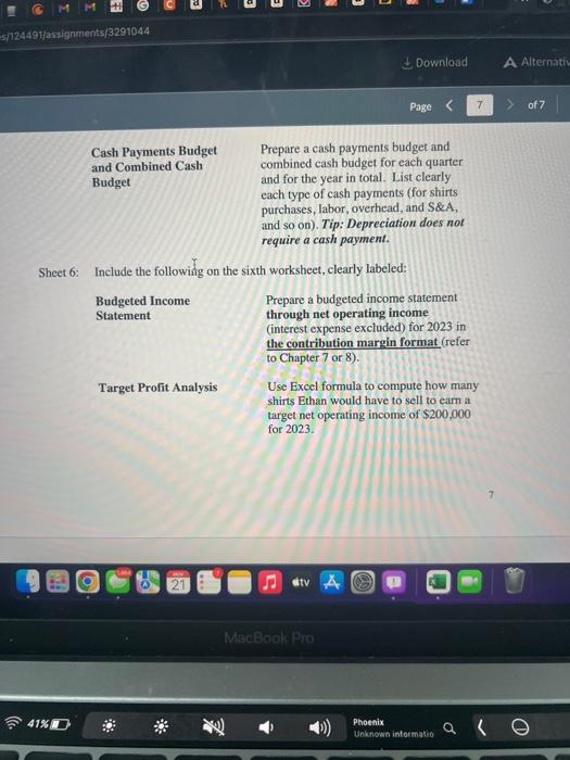 - Fourth, realizing that he was going to have to work very