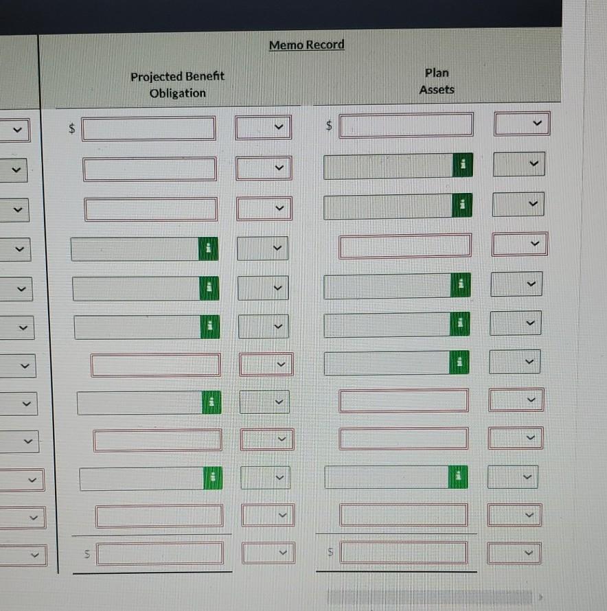 assets $ 465,800 Projected benefit obligation 604,200 Pension asset/liability 138,400 Accumulated OCI