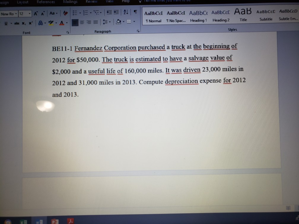  esign Layout References Mailings Review View Help || Normal No Spac..