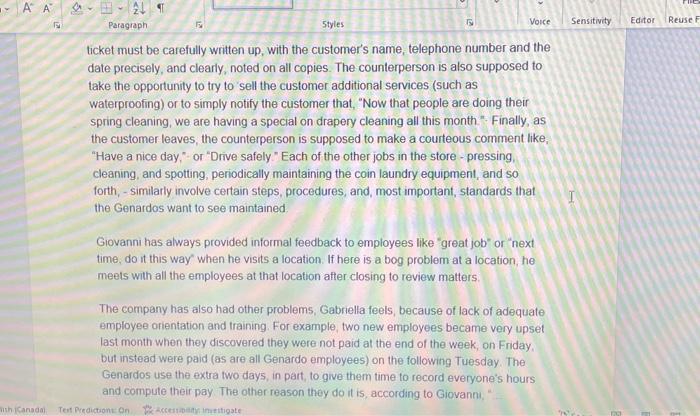 - duties, lasks - of the jobs with some brief explanation as