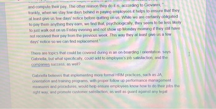 to why you think a particular method or methods would be best.