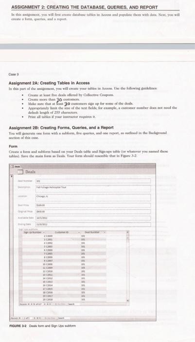 do Assignment 2A. In this step will make up your own data