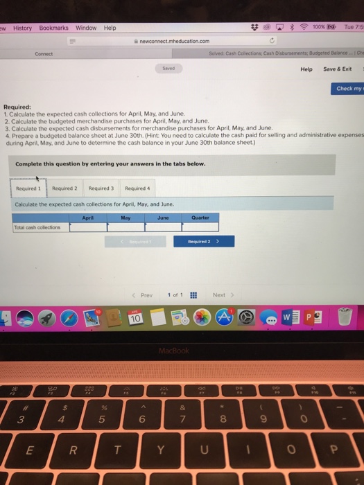 my work Deacon Company is a merchandising company that is preparing a