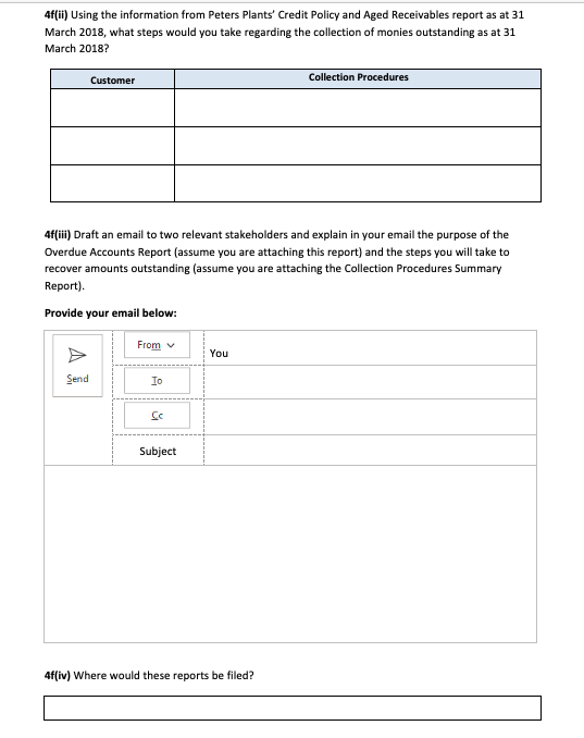 to pay the balance. Henry decides to write off the balance of