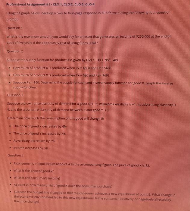 could you answer this? Professional Assignment \#1-CLO 1, CLO 2, CLO 3,