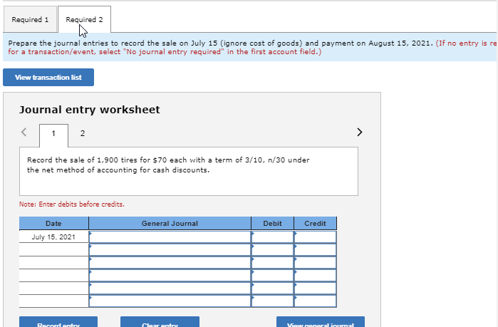 company sold 1,900 tires to the Nixon Car Company for $70 each.