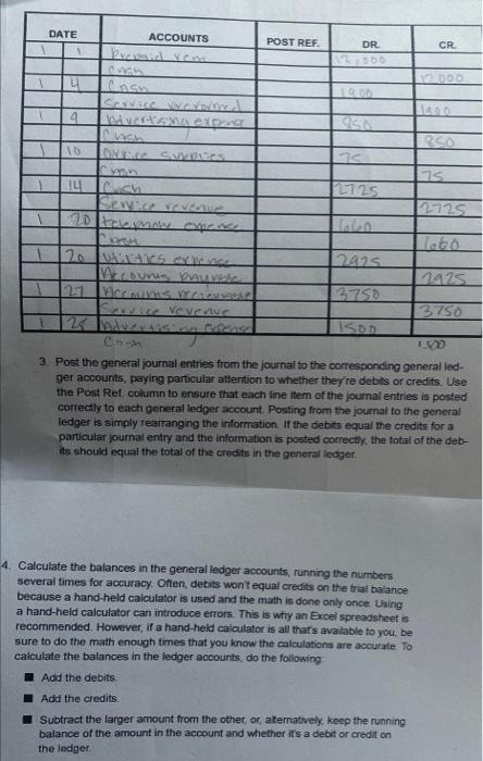 Using this general journal I made, what would the general journal be