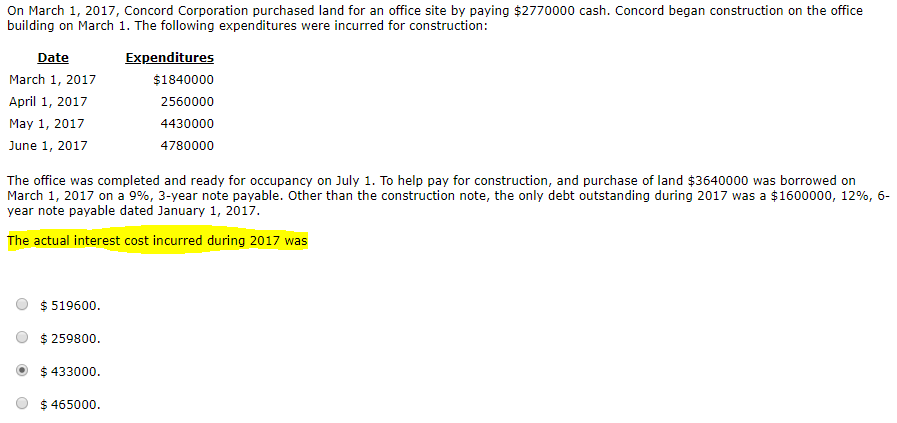 B: Please show how you got the answer! Thank you! On March