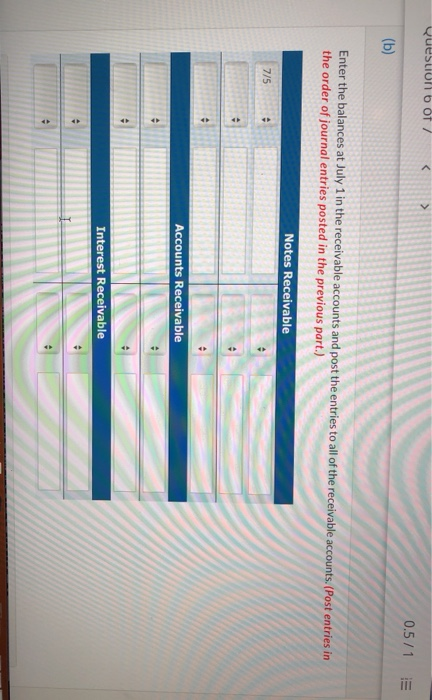 The company does not make entries to accrue for interest except at