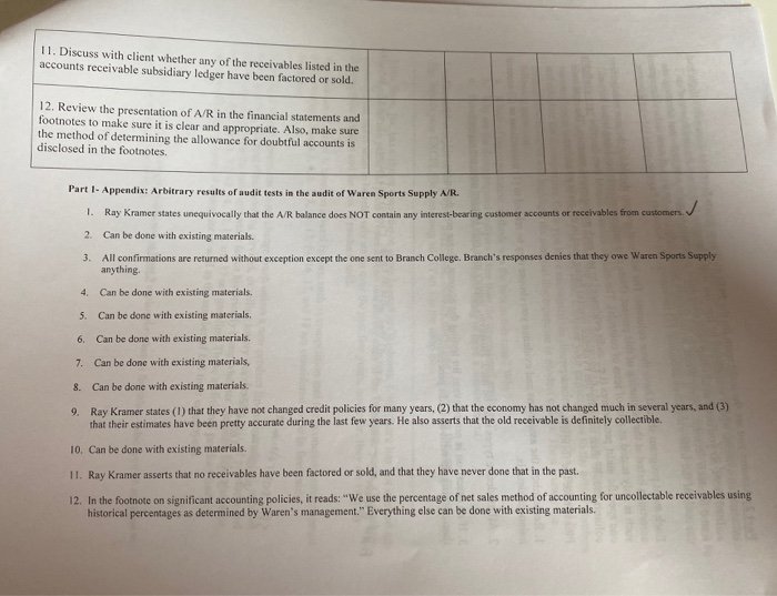 each procedure and sign off that you have completed it, indicating whether