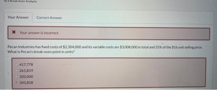How do I determine the unit contribution margin with this data? Pecan