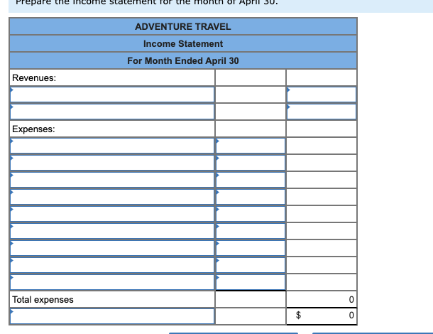 paying $2,700 cash for the first month's (April) rent. 3 The company