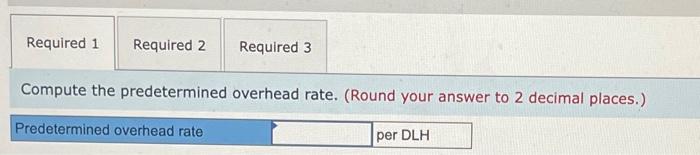 Job-order costing system. The company's direct materlals consist of replacement parts installed