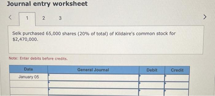 to the questions displayed below] Selk Steel Company, which began operations in