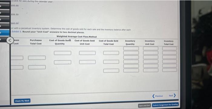 units of a particular item were avallable foe sale during the calendar
