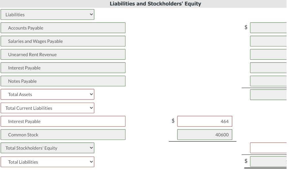 Depreciation Expense, No. 631 Supplies Expense, No. 718 Interest Expense, and No.