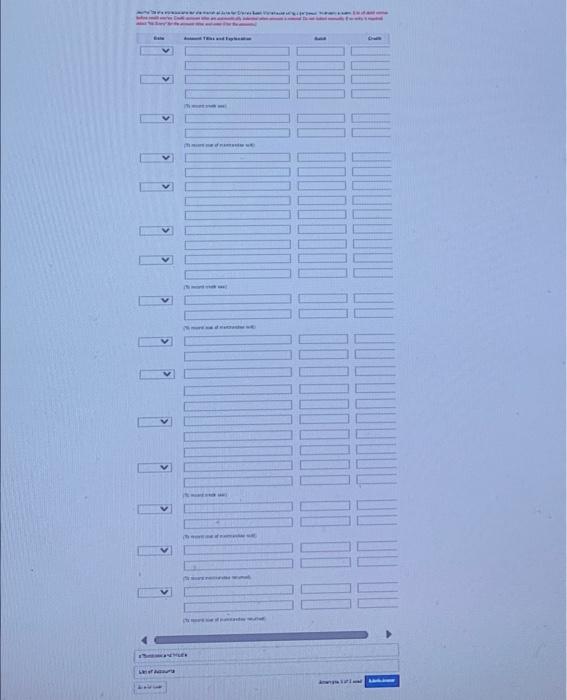 retail stores and extends credit terms of 1/10,n/30 to all of its