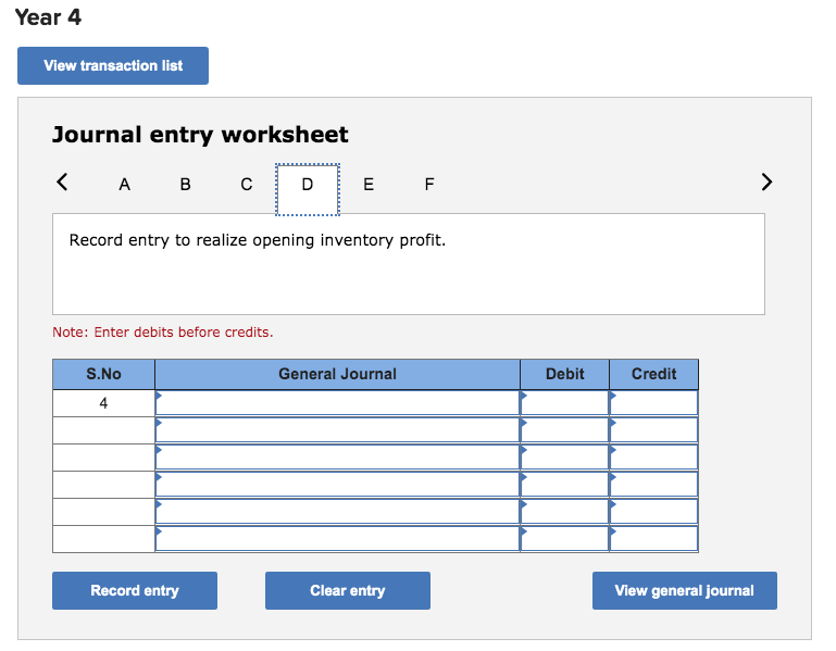 reported a net income of $510,000 from its own operations. Year 4