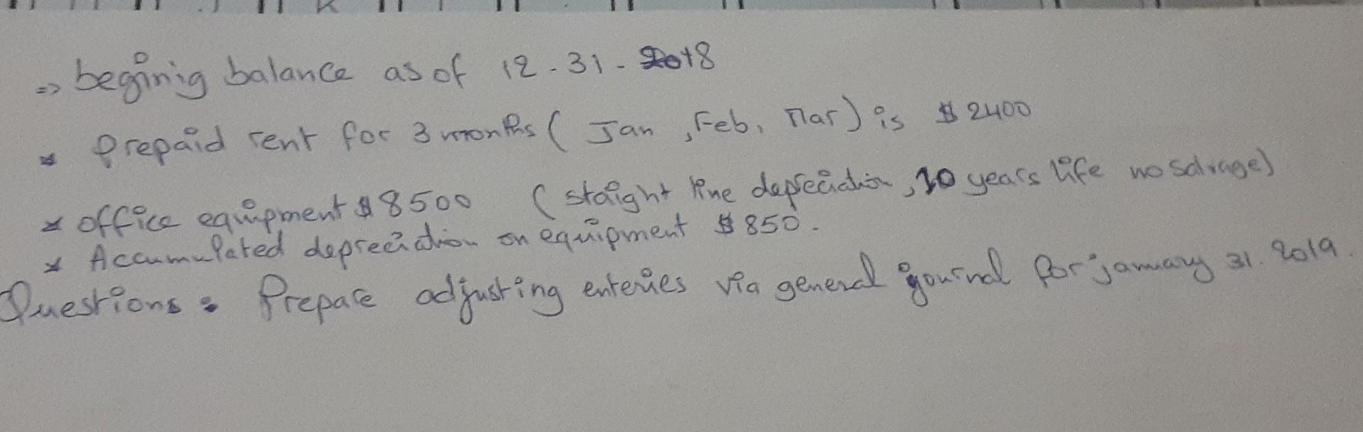 can I have help with this one please beginig balance as