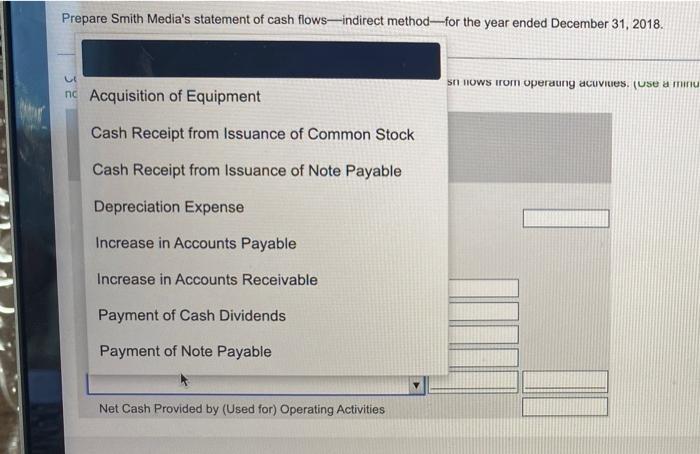 Statement of Cash Flows Year Ended December 31, 2018 Cash Flows from